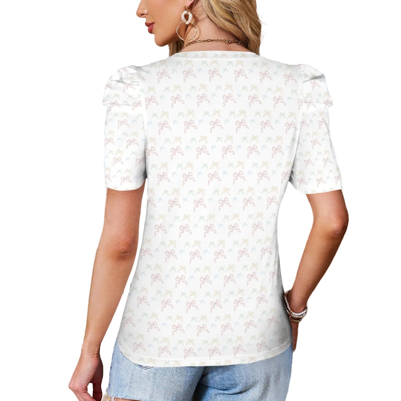 Puffy Sleeve Top - Collection I - Rococo Bows