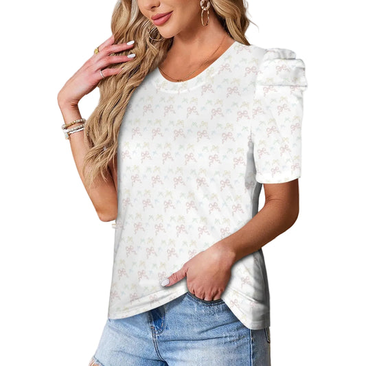 Puffy Sleeve Top - Collection I - Rococo Bows
