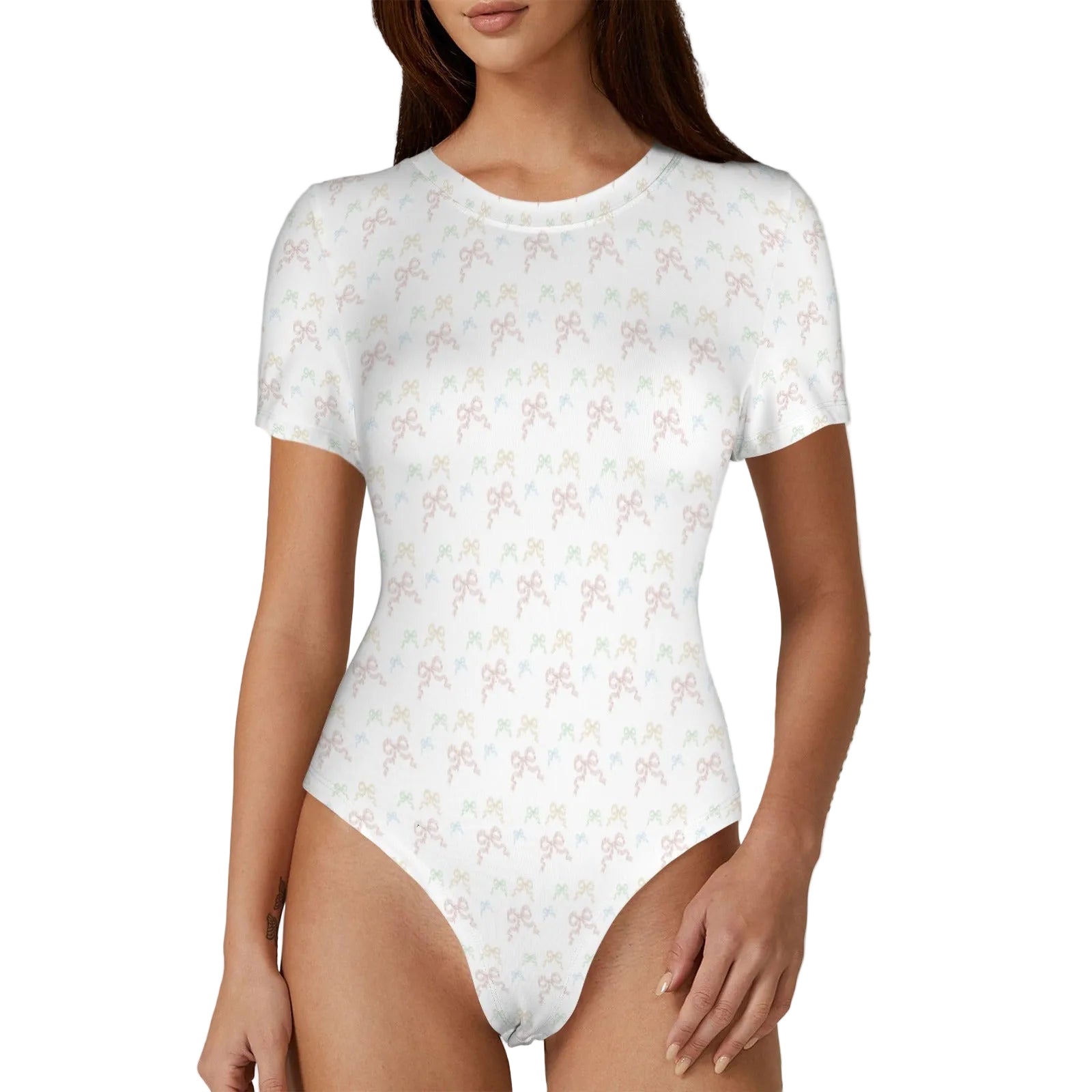 Short Sleeve Bodysuit - Collection I - Rococo Bows