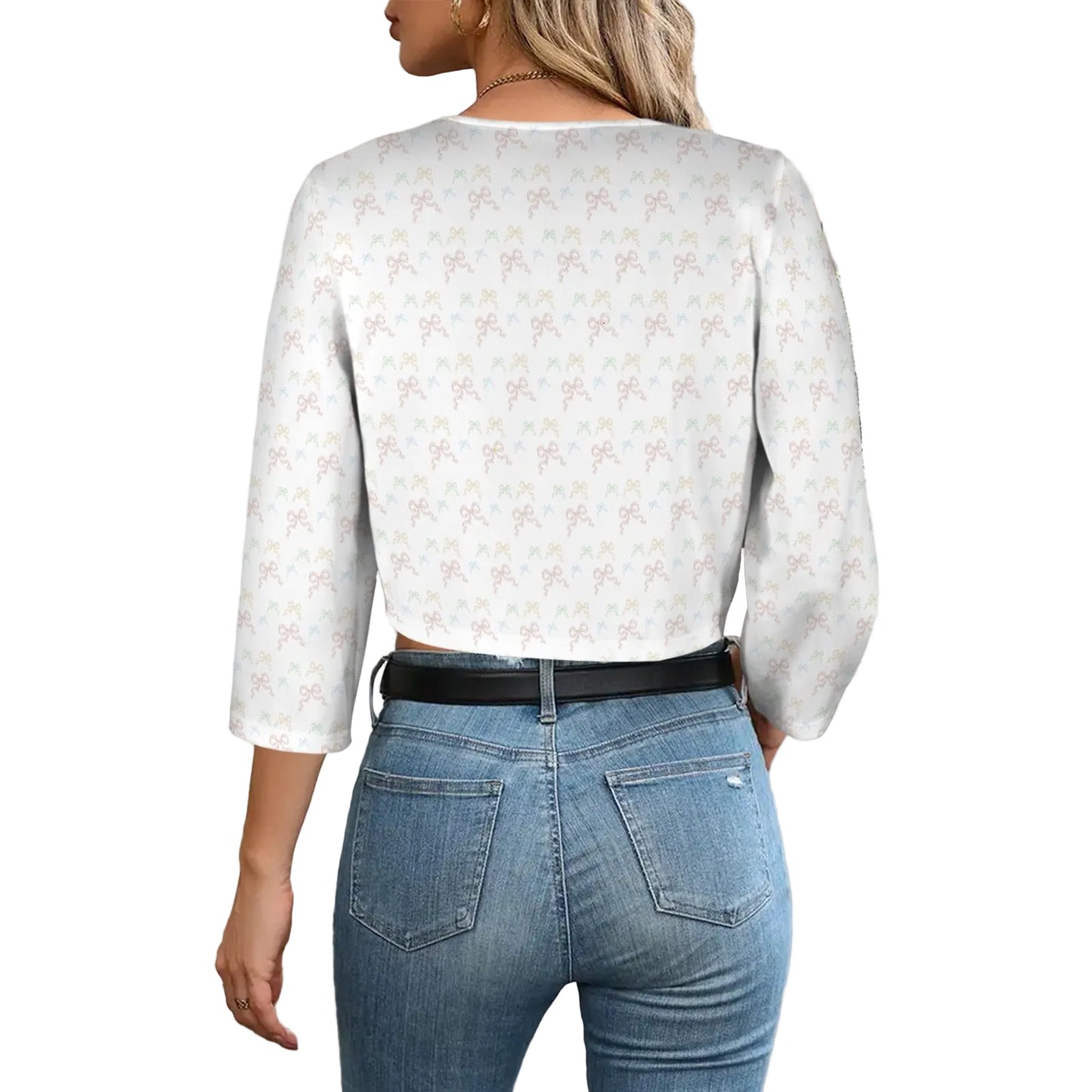 Cropped Jacket - Collection I - Rococo Bows